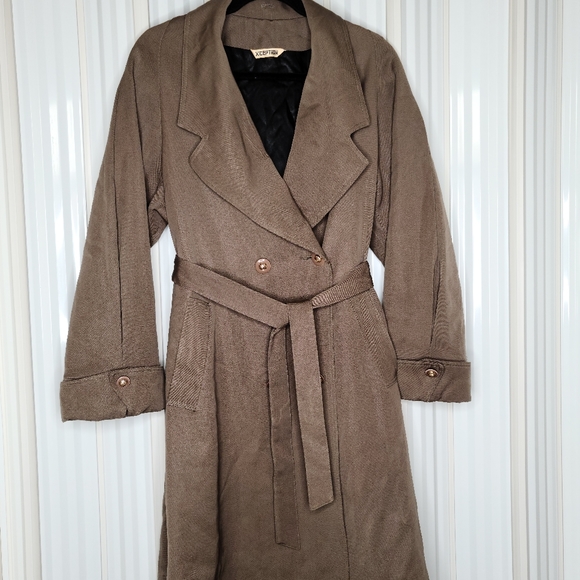 Vintage Xception Wool trench coat - Picture 1 of 5